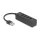 USB Hub 4 Port USB 2.0 mit 4 x USB Typ-A Buchse schwarz