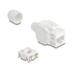 Keystone Modul RJ45 Buchse zu LSA Cat.6A UTP 180°...
