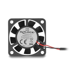 Axiallüfter 5 V DC, 40 x 40 x 10 mm schwarz