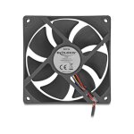 Axiallüfter 12 V DC, 92 x 92 x 25 mm schwarz