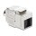 Keystone Modul RJ45 Buchse zu LSA Cat.8.1 geschirmt mit Verschlussclip und Staubschutzklappe kabelbinderfrei
