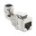 Keystone Modul RJ45 Buchse zu LSA Cat.6A werkzeugfrei 90° winkelbar geschirmt für Kabeldurchmesser von 5,0 - 8,5 mm