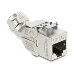 Keystone Modul RJ45 Buchse zu LSA Cat.6A mit Metall Latch...