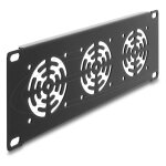 10? 2 HE Rackblende für 3 Lüfter 60 x 60 mm...