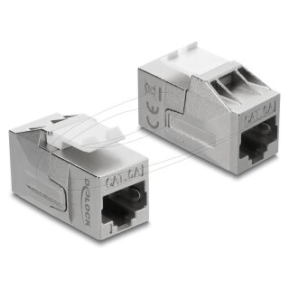 Keystone Modul Kupplung RJ45 Buchse zu RJ45 Buchse Cat.6A geschirmt