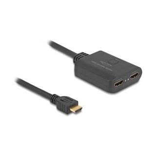 HDMI Splitter 1 x HDMI in zu 2 x HDMI out 4K 60 Hz mit Downscaler
