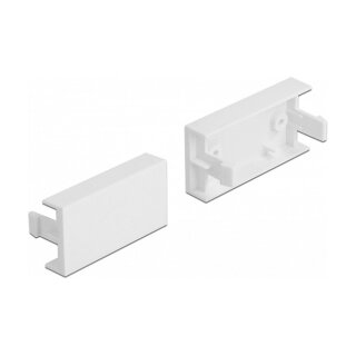 Easy 45 Modul-Blindblende 45 x 22,5 mm 10 Stück weiß