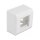 Easy 45 Aufputzgehäuse 82 x 82 mm, weiß