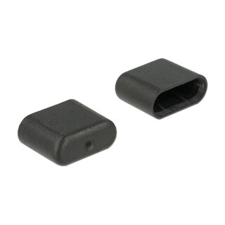 Staubschutz für USB Type-C™ Stecker 10 Stück schwarz