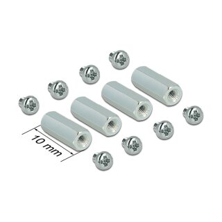 Befestigungsset M2.5 Abstandhalter 6-Kant Innen/Innen 10 mm für Raspberry Pi