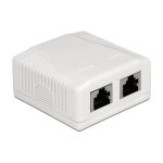 Netzwerk Anschlussdose 2 Port Cat.6A LSA