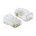 RJ45 Crimp+Cut+Curve Stecker Cat.6 UTP 20 Stück