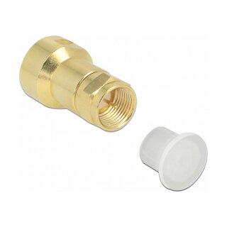 Staubschutz für F Stecker 10 Stück transparent