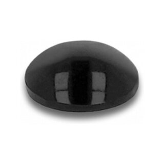 Gummifüße rund selbstklebend 8 x 3 mm 70 Stück schwarz