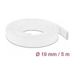 Geflechtschlauch dehnbar 5 m x 19 mm weiß