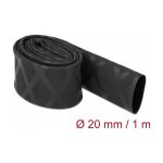 Schrumpfschlauch X-Muster rutschfest 1 m x 20 mm schwarz