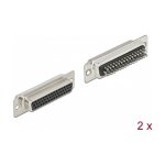 D-Sub HD 44 Pin Buchse Metall, Lötversion, 2 Stück