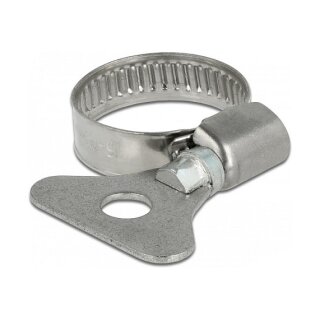 Schlauchschelle mit Flügelmutter 16 - 25 mm 10 Stück Metall