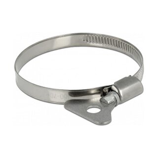 Schlauchschelle mit Flügelmutter 50 - 70 mm 10 Stück Metall