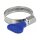 Schlauchschelle Edelstahl 400 SS mit Flügelmutter 25 - 40 mm 5 Stück blau