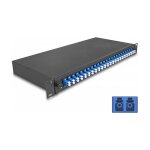 19? LWL Spleißbox 24 x LC Duplex OS2 1HE komplett...