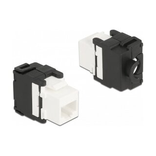 Keystone Modul RJ45 Buchse zu LSA Cat.6A 180° werkzeugfrei
