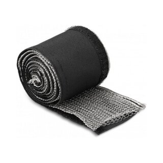 EMV Abschirmgeflechtschlauch mit Klettverschluss hitzebeständig 1 m x 16 mm schwarz