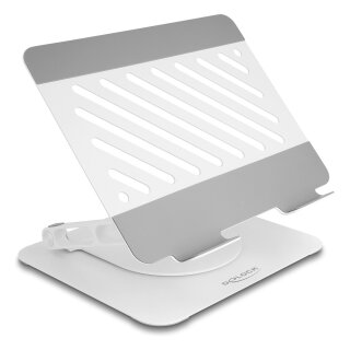 Tablet und Notebook Standhalterung verstellbar Aluminium - 360° drehbar