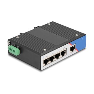 Industrie Gigabit Ethernet Switch 5 Port RJ45 für Hutschiene
