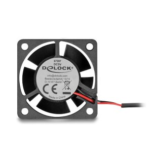 Axiallüfter 5 V DC, 40 x 40 x 20 mm schwarz