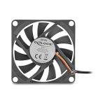 Axiallüfter 12 V DC, 70 x 70 x 10 mm schwarz