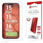DISPLEX Real Glasschutzfolie iPhone 15 Plus/15 Pro Max/16...