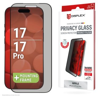 DISPLEX Privacy Panzerglas fr Apple iPhone 17/17 Pro