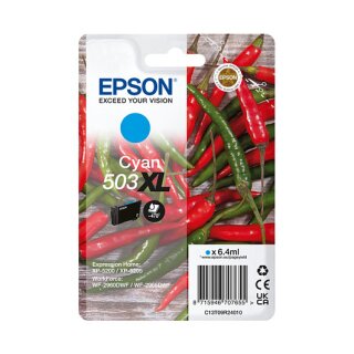Epson Tintenpatrone 503XL Cyan (6,4ml)