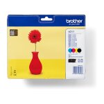 Brother Tintenpatronen LC-121 Multipack (je 1x BK/M/C/Y)