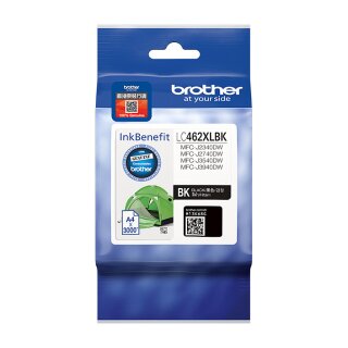 Brother Tinte LC-462XLBK schwarz XL für Brother MFC-J2340DW,