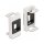 Easy 45 Modul Keystone Halterung 22,5 x 45 mm, weiß / schwarz