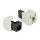 Keystone Modul RJ45 Buchse > LSA Cat.6 UTP schwarz