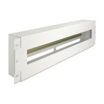 19? Schutzschalterleiste mit Abdeckung und Hutschiene 3...