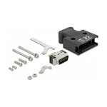 MDR Stecker 20 Pin Lötanschluss mit Gehäuse