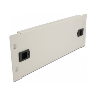 10? Netzwerkschrank Blindabdeckung werkzeugfrei 2 HE grau