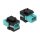 Keystone Modul SC Simplex Buchse zu SC Simplex Buchse aqua / schwarz