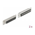 D-Sub HD 50 Pin Buchse Metall, Lötversion, 2 Stück