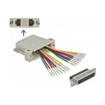 D-Sub 25 Pin Crimp Buchse zu 2 x RJ45 Buchse mit...