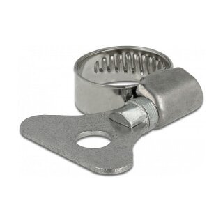 Schlauchschelle mit Flügelmutter 13 - 19 mm 10 Stück Metall