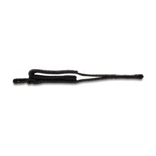 Strapazierfähiger Klettgurt mit Befestigungsöse L 260 x B 38 mm schwarz 5 Stück