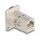 D-Typ RJ45 Einbaubuchse / Kupplung Cat.6A STP Metall