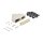 Sub-D Steckergehäuse 37 Pin aus Metall inklusive Steckerverbinder Stecker und Montagematerial