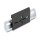 Aluminium Montageclip für Hutschiene 70,0 x 47,8 mm schwarz