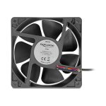 Axiallüfter 12 V DC, 120 x 120 x 38 mm schwarz